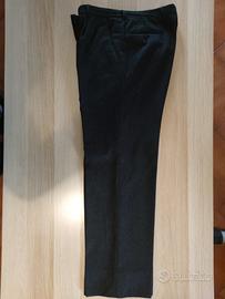 Pantalone nero di lana da uomo