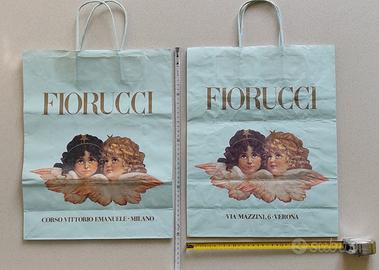 2 Sacchetti di carta Elio Fiorucci 