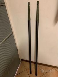 Aste telescopiche in carbonio per caccia