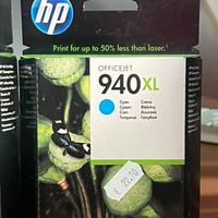 Cartucce HP Originali 940XL colori Cyan