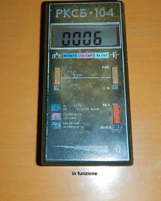 Contatore Geiger PKC5-104-dosimetro