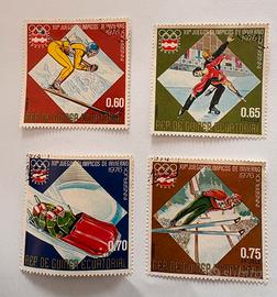 Francobolli Olimpiadi Invernali Innsbruck 1976