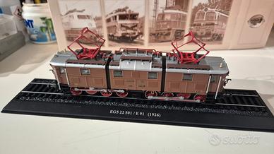 Locomotiva H0 statica E91 Ferrovie Tedesche