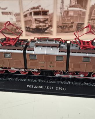 Locomotiva H0 statica E91 Ferrovie Tedesche