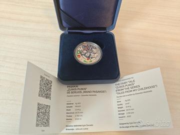 Lituania - 5 Euro 2022 - Zuikis Puikis - Argento