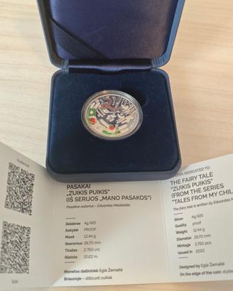 Lituania - 5 Euro 2022 - Zuikis Puikis - Argento