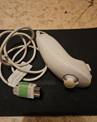 Controller nunchuk per Nintendo Wii (bianco, white