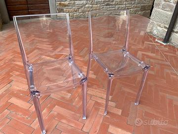 Coppia sedie plexiglass  SIDE GRANDSOLEIL