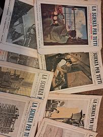 rivista La Scienza per Tutti 28 numeri 1921/25