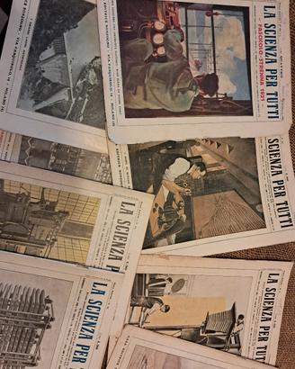 rivista La Scienza per Tutti 28 numeri 1921/25