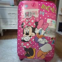 Valigia trolley Minnie e Paperina