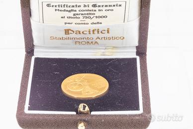 Medaglia Riconoscimento G. Kirner in Oro 18K