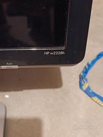 monitor 22" hp ruota île 90 gradi