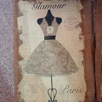  2 quadretti di yuta dipinti 