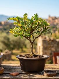 Bonsai di Pepe Esemplare Unico 21cm 10 Anni