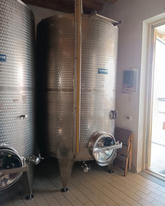 botte acciaio inox vino