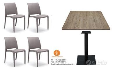 Sedie Tavoli Bar Ristorante Vintage Shabby 0348