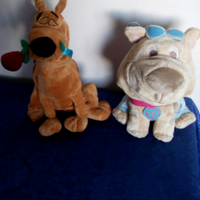 Peluche Scooby-Doo e Scrappy-Doo