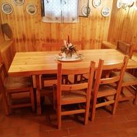 TAVOLO DA TAVERNA ALLUNGABILE+6 SEDIE