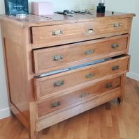 Mobile antico cassettone e coppia comodini