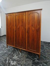 Armadio vintage italiano 3 ante anni 50/60 noce