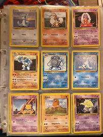 Lotto carte pokemon set base