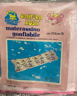 Pantera Rosa - Materassino Gonfiabile - 1985 Nuovo