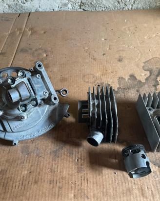 Blocco piaggio ciao 90 simonini 3p da ricromare