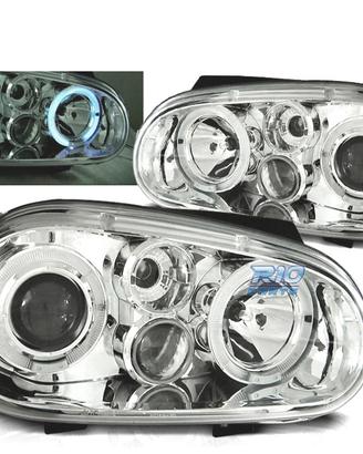 FARI VOLKSWAGEN VW GOLF 4 ANGEL EYES CROMATI