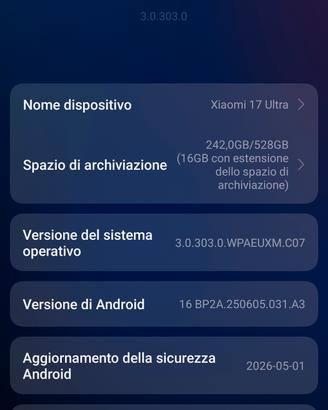 Xiaomi 17 ultra 16+512 green