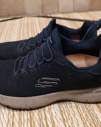 Skechers Sport BLU Uomo-Modello LITE-WEIGHT-USATE