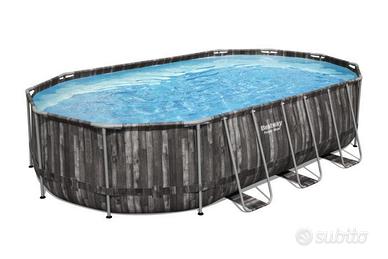 Bestway 5611R Piscina Fuori Terra Ovale 610X366X12