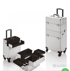 Valigetta Porta Trucchi Argento