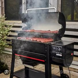bbq pellet weber searwood xl 600 nuovo