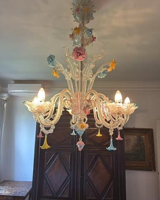 Lampadario Murano  di inizio secolo