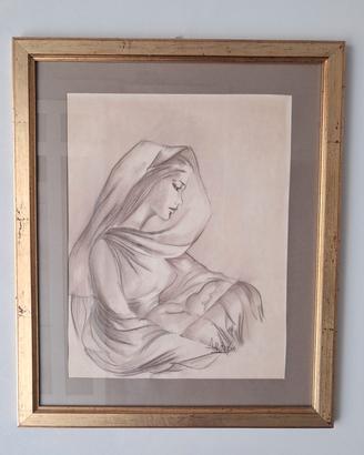 Quadro Autentico "Maternità" dell'Artista Nava 
