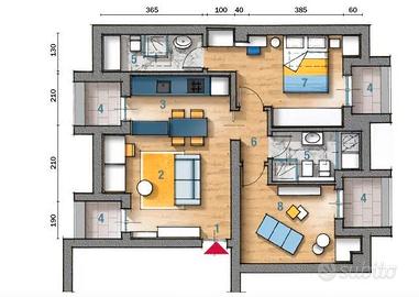 Trilocale con TERRAZZO - Casal Bruciato