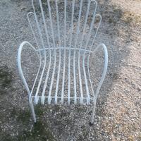 Sedie da giardino in ferro smaltato 