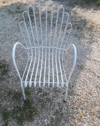 Sedie da giardino in ferro smaltato 