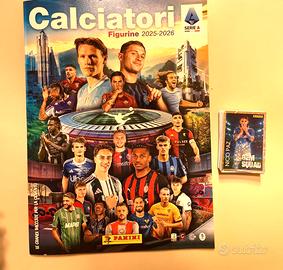 Album panini calciatori 2025/26 e 140 figurine