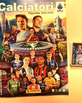 Album panini calciatori 2025/26 e 140 figurine