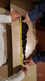 Treccia capelli naturali vergini 46 cm – 110 g