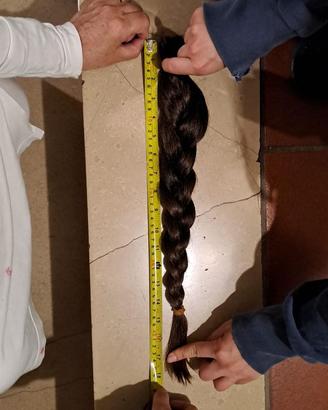 Treccia capelli naturali vergini 46 cm – 110 g