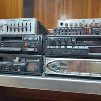 autoradio vintage in blocco