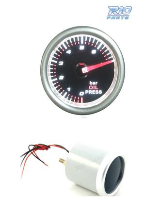 OROLOGIO PRESSIONE OLIO SFONDO NERO ILLUMINATO