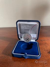 Moneta 75 anniversario seduta del Senato