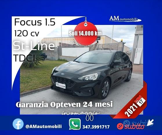 Ford Focus 1.5 120 CV 5p. ST Line *14550 Km