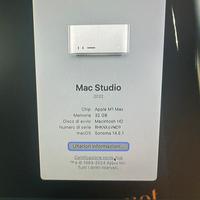 Mac studio M1 MAX