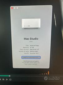 Mac studio M1 MAX