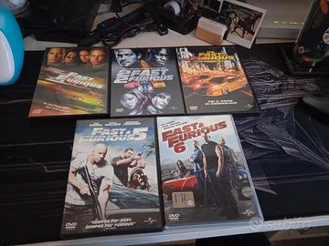 Lotto dvd saga Fast and Furious 1-2-3-5-6